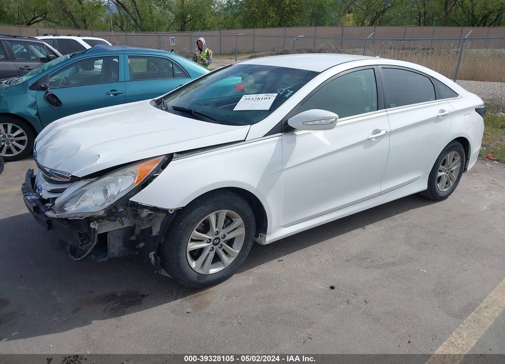 2014 HYUNDAI SONATA GLS VIN: 5NPEB4AC7EH838620