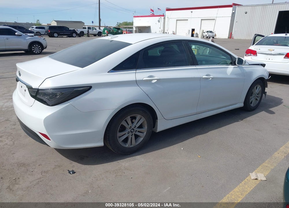 2014 HYUNDAI SONATA GLS VIN: 5NPEB4AC7EH838620