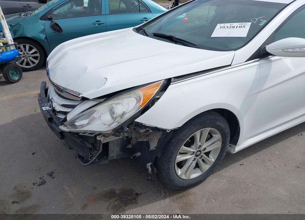 2014 HYUNDAI SONATA GLS VIN: 5NPEB4AC7EH838620