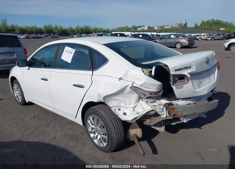 2017 NISSAN SENTRA S VIN: 3N1AB7AP8HY304569