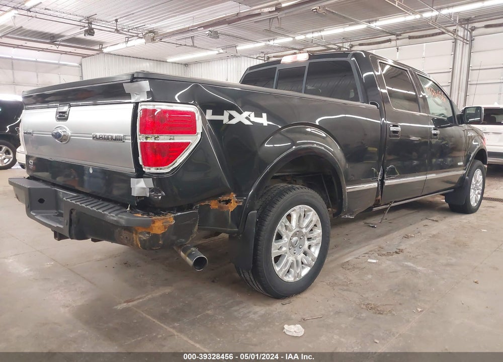 2012 FORD F-150 PLATINUM VIN: 1FTFW1ET8CFA43990