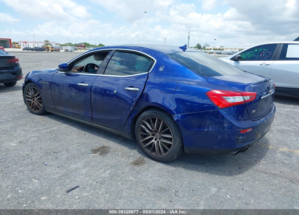 2015 MASERATI GHIBLI S Q4 VIN: ZAM57RTAXF1149640