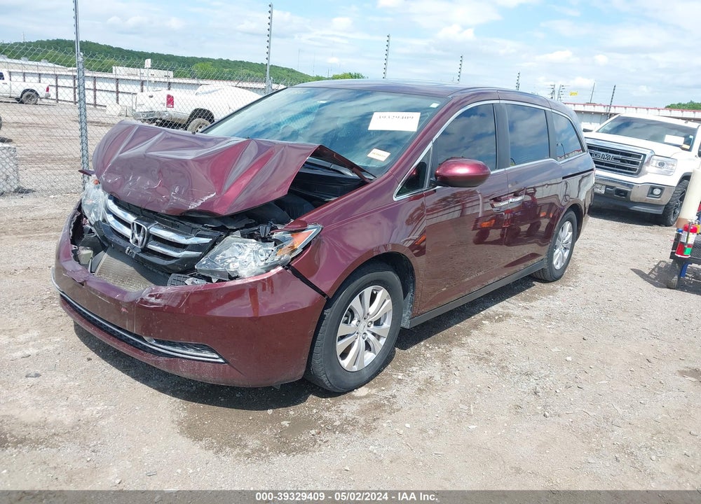 2016 HONDA ODYSSEY EX-L VIN: 5FNRL5H64GB117189