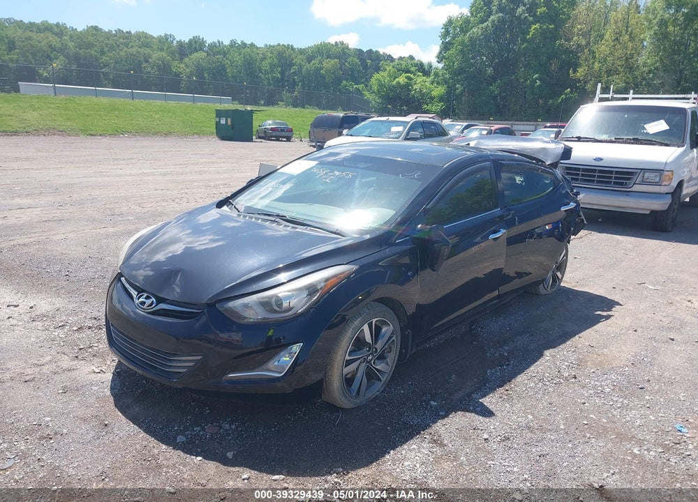 2014 HYUNDAI ELANTRA LIMITED VIN: 5NPDH4AE5EH496970