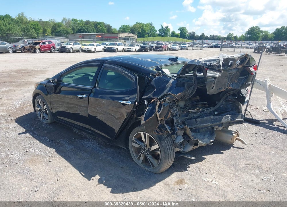 2014 HYUNDAI ELANTRA LIMITED VIN: 5NPDH4AE5EH496970