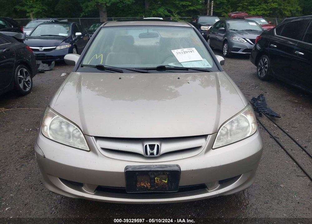 2005 HONDA CIVIC EX VIN: 2HGES26795H601380