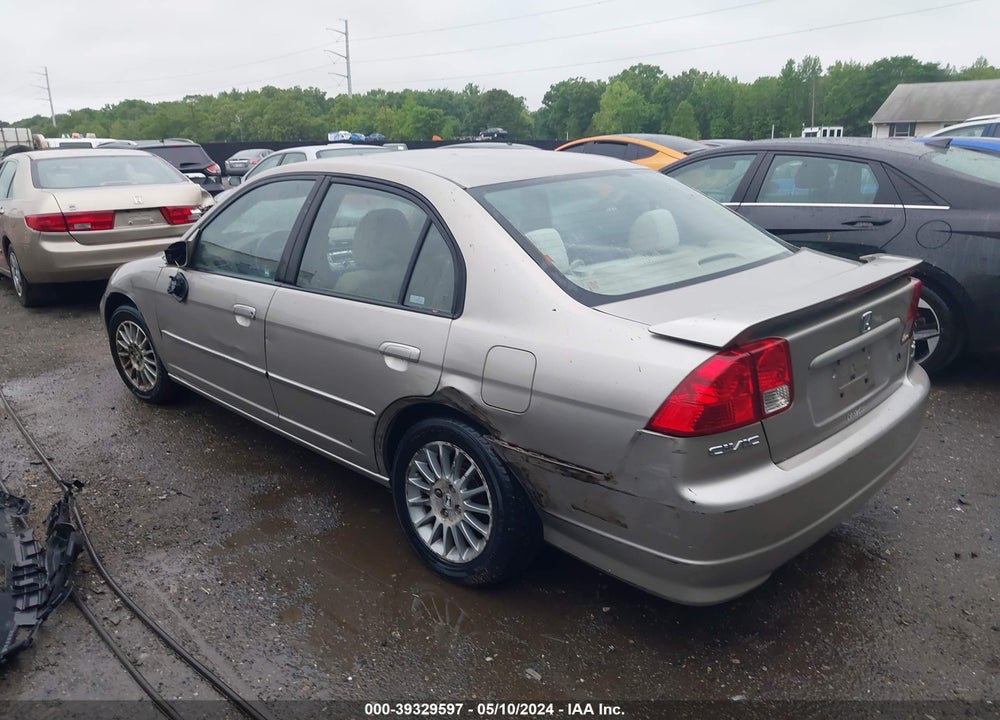 2005 HONDA CIVIC EX VIN: 2HGES26795H601380