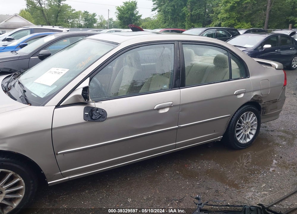 2005 HONDA CIVIC EX VIN: 2HGES26795H601380
