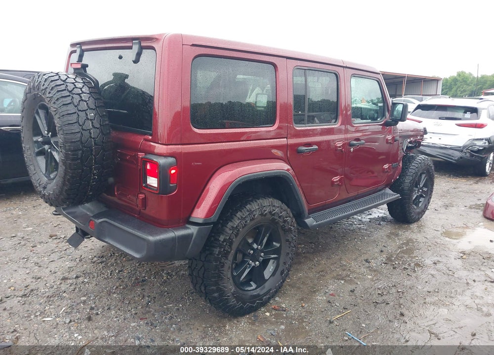 2021 JEEP WRANGLER UNLIMITED SAHARA ALTITUDE 4X4 VIN: 1C4HJXEG2MW741588