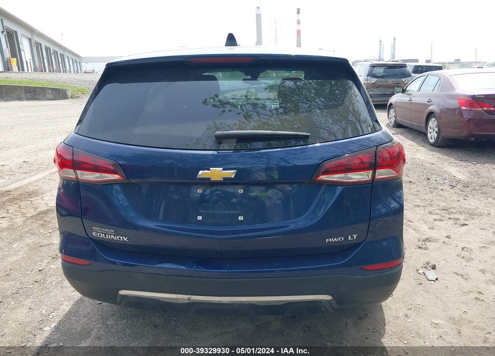 2022 CHEVROLET EQUINOX AWD LT VIN: 3GNAXUEV7NL153956
