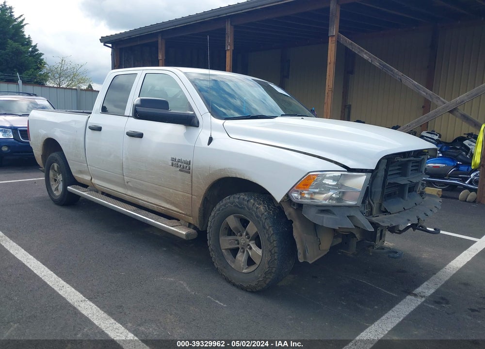 2019 RAM 1500 CLASSIC TRADESMAN QUAD CAB 4X4 6'4 BOX VIN: 1C6RR7FG3KS608376