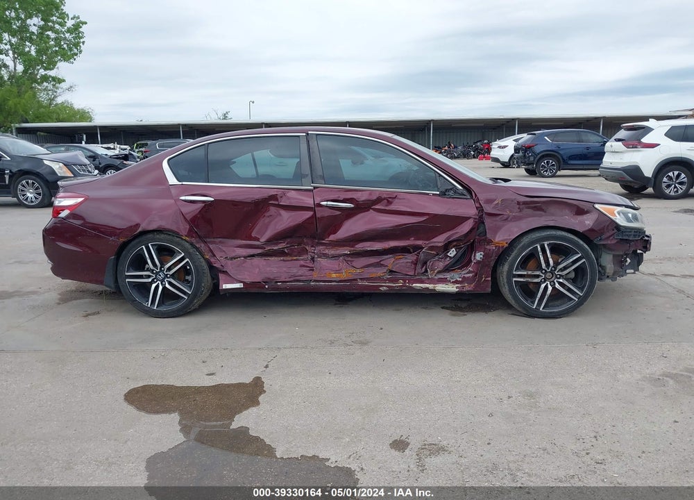 2016 HONDA ACCORD SPORT VIN: 1HGCR2F58GA197443