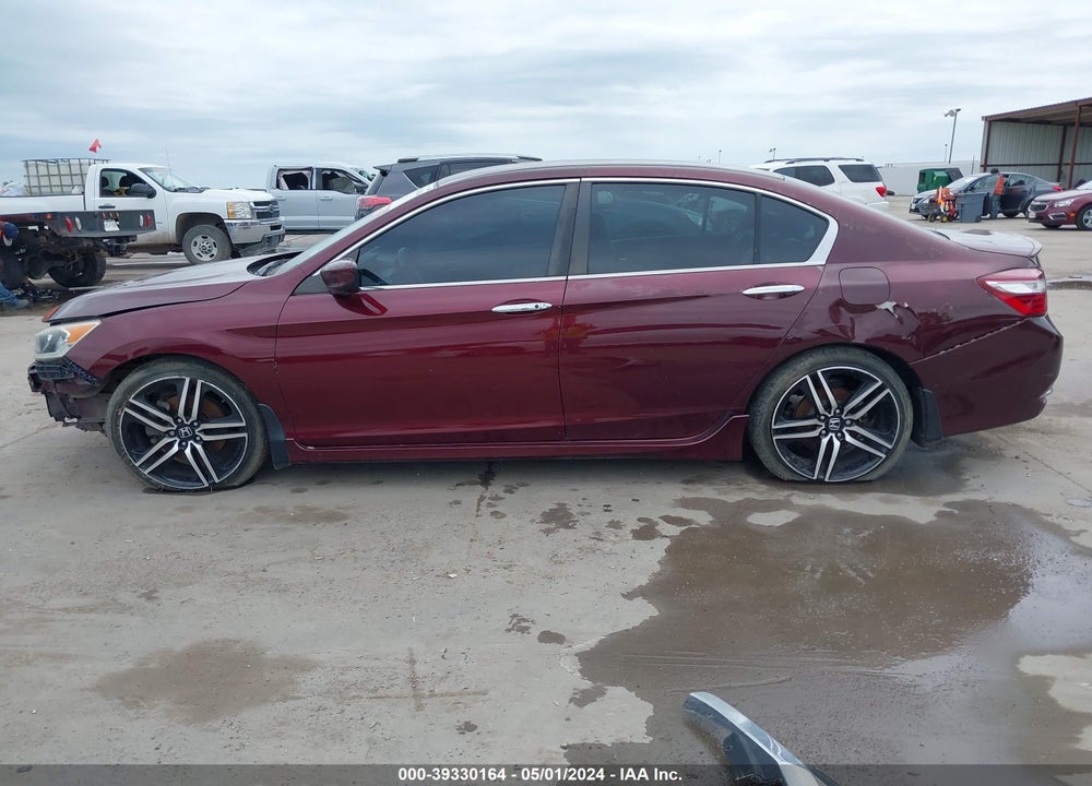 2016 HONDA ACCORD SPORT VIN: 1HGCR2F58GA197443