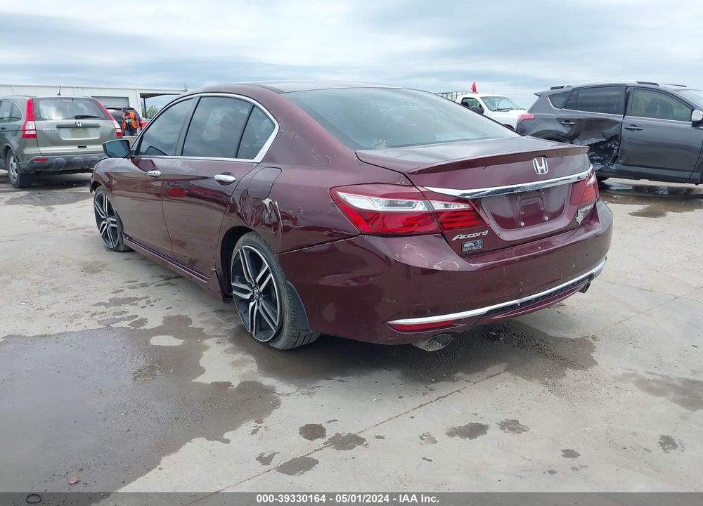 2016 HONDA ACCORD SPORT VIN: 1HGCR2F58GA197443