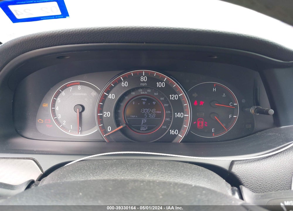 2016 HONDA ACCORD SPORT VIN: 1HGCR2F58GA197443
