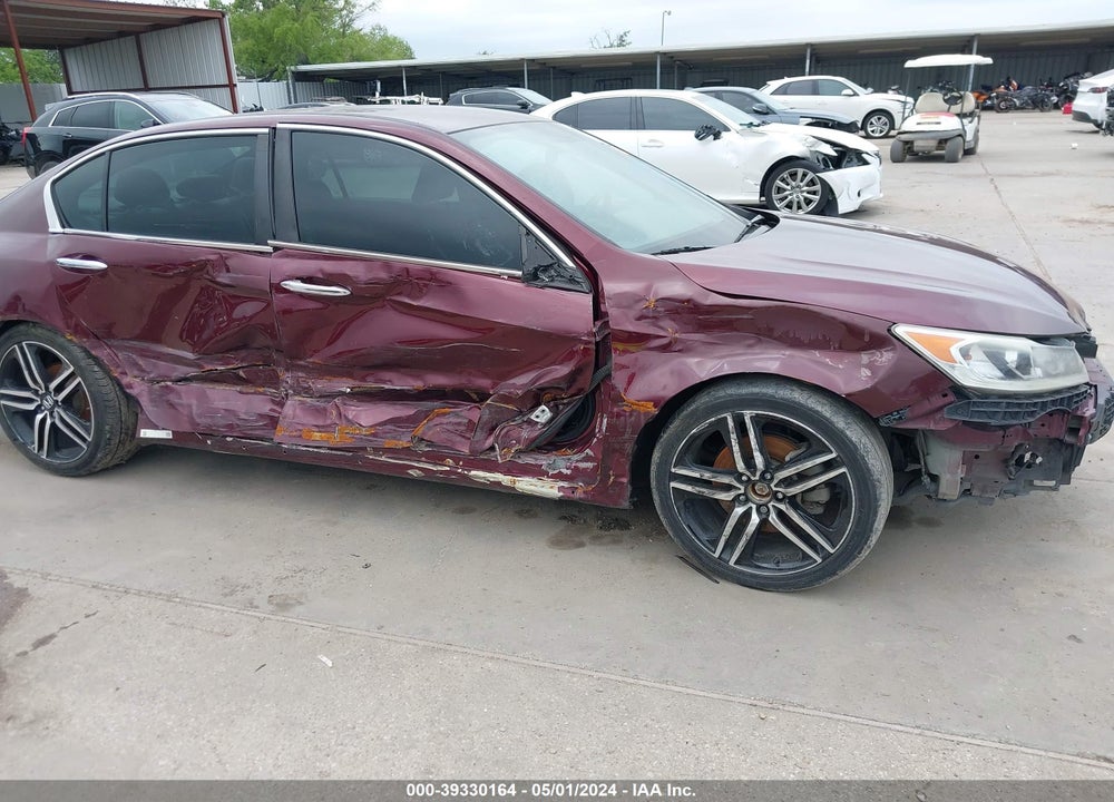 2016 HONDA ACCORD SPORT VIN: 1HGCR2F58GA197443