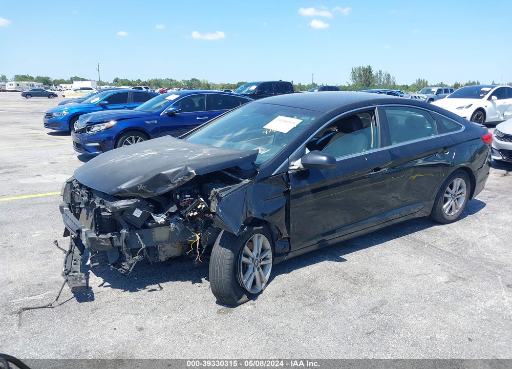2016 HYUNDAI SONATA SE VIN: 5NPE24AF2GH388579