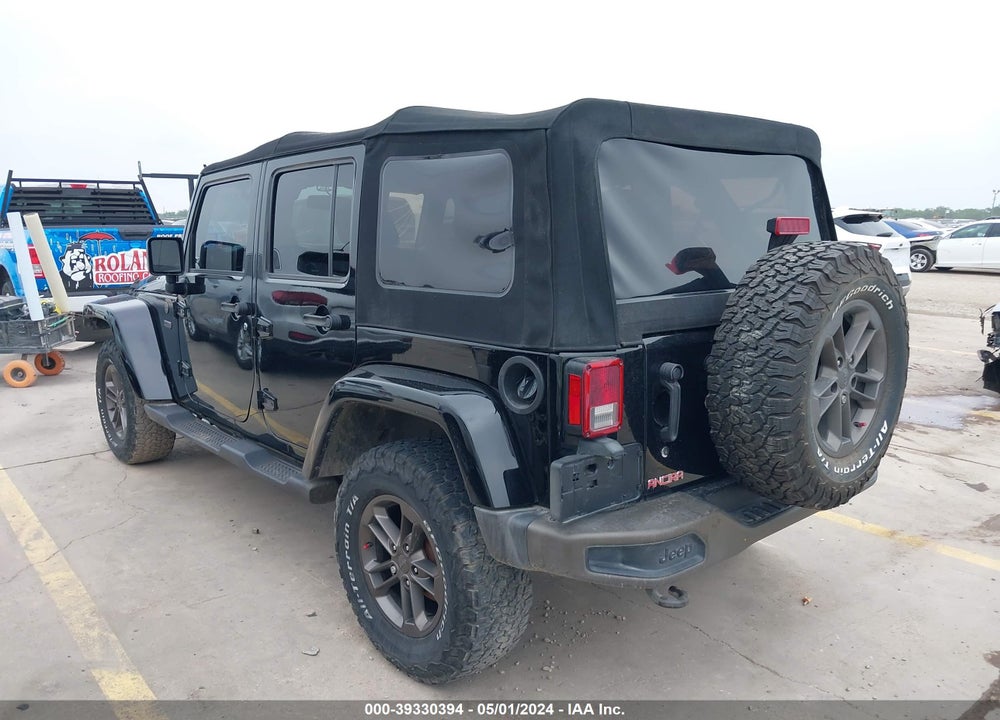 2016 JEEP WRANGLER UNLIMITED 75TH ANNIVERSARY VIN: 1C4BJWEG5GL222041