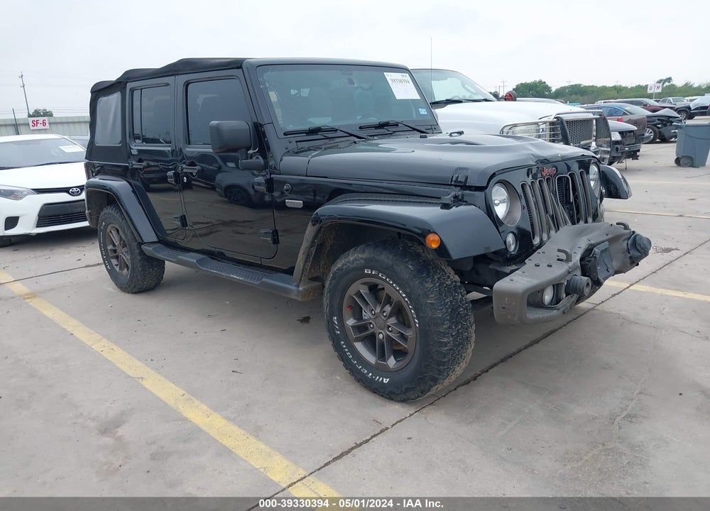 2016 JEEP WRANGLER UNLIMITED 75TH ANNIVERSARY VIN: 1C4BJWEG5GL222041