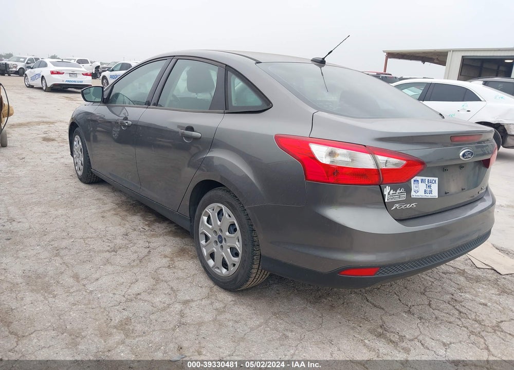 2012 FORD FOCUS SE VIN: 1FAHP3F29CL385866