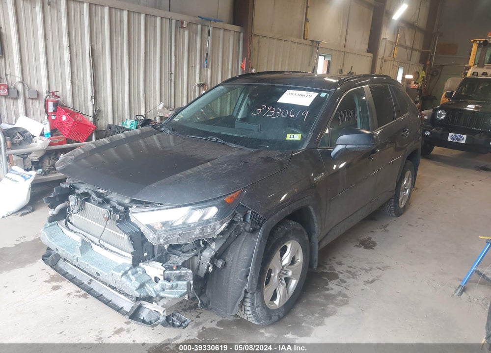 2021 TOYOTA RAV4 LE HYBRID VIN: 4T3LWRFV0MU032693