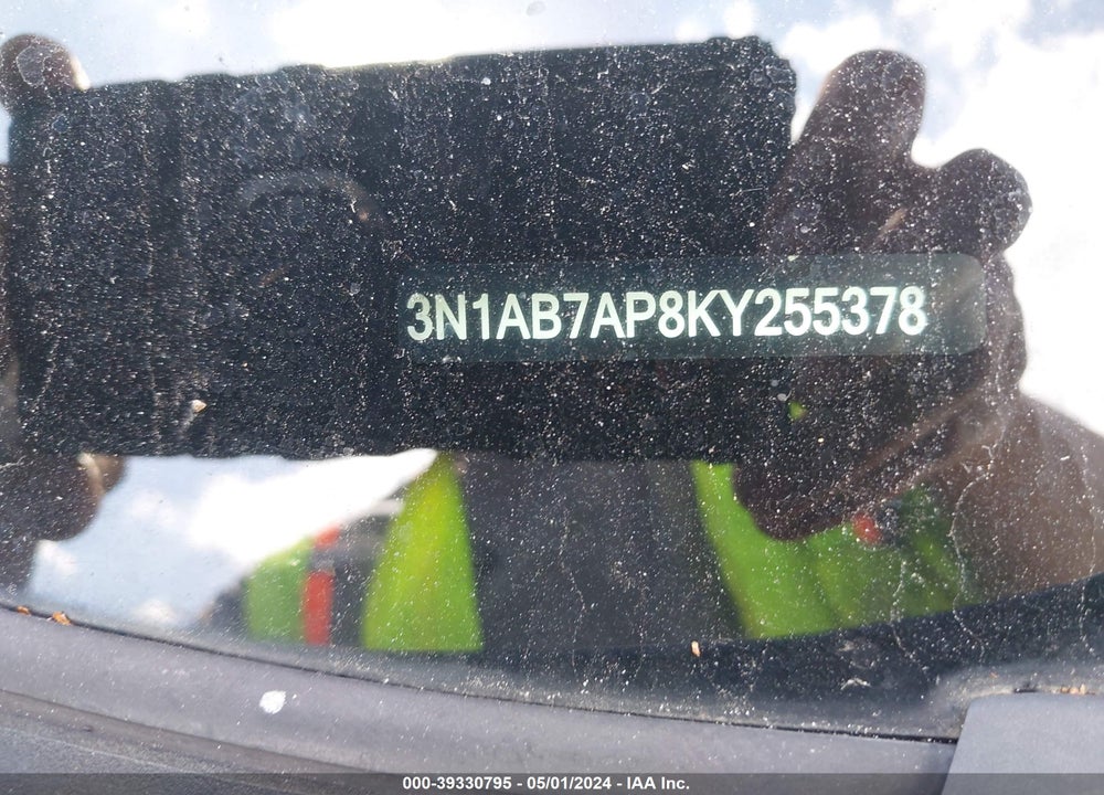 2019 NISSAN SENTRA S VIN: 3N1AB7AP8KY255378