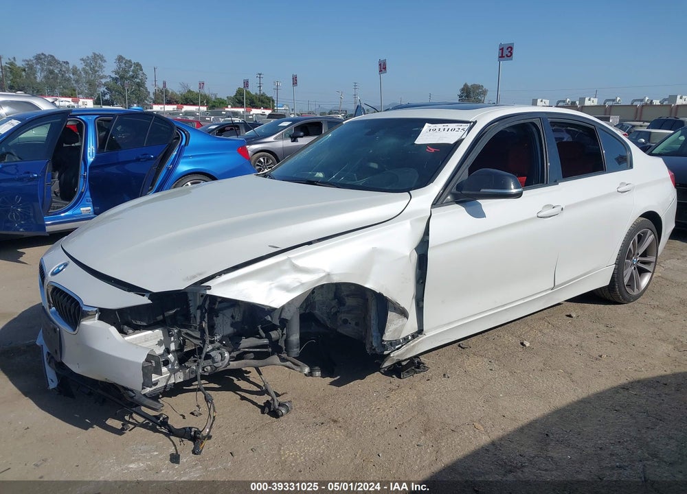 2013 BMW 335I VIN: WBA3A9C57DF476395