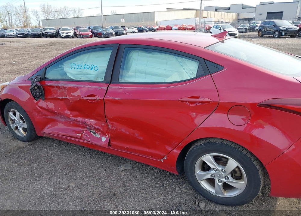2014 HYUNDAI ELANTRA SE VIN: KMHDH4AE1EU128917
