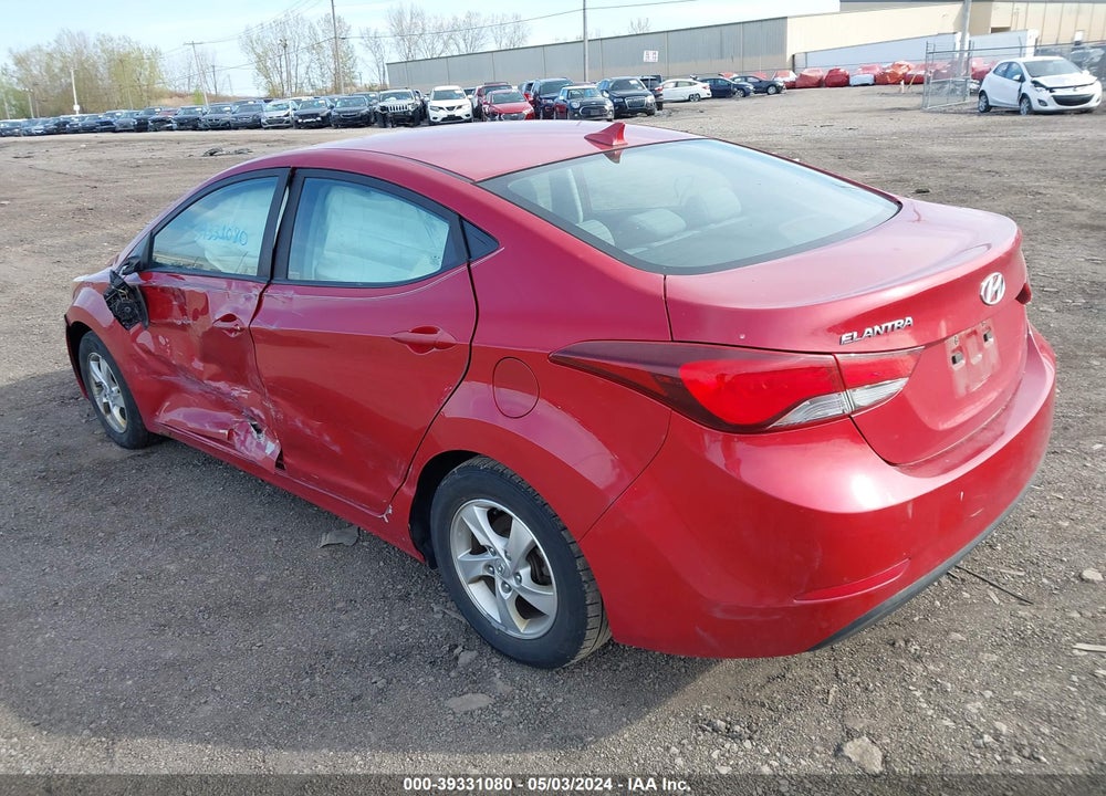 2014 HYUNDAI ELANTRA SE VIN: KMHDH4AE1EU128917