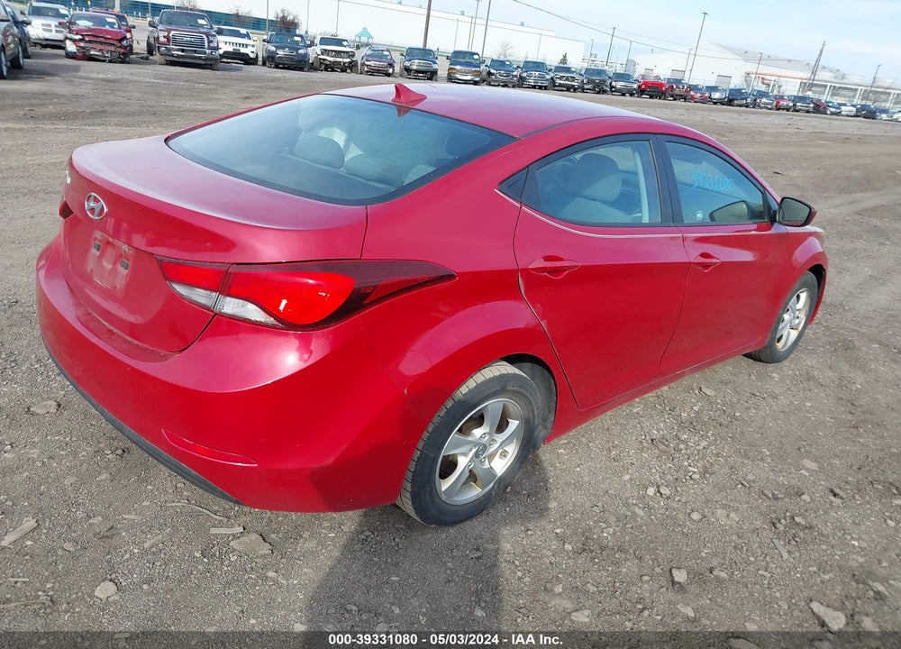 2014 HYUNDAI ELANTRA SE VIN: KMHDH4AE1EU128917