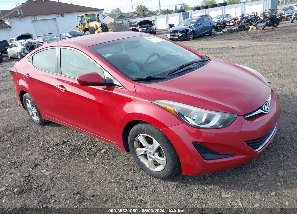 2014 HYUNDAI ELANTRA SE VIN: KMHDH4AE1EU128917