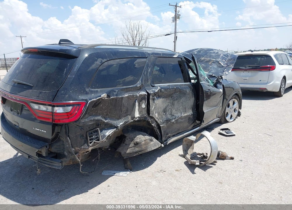 2014 DODGE DURANGO LIMITED VIN: 1C4RDHDG5EC426581