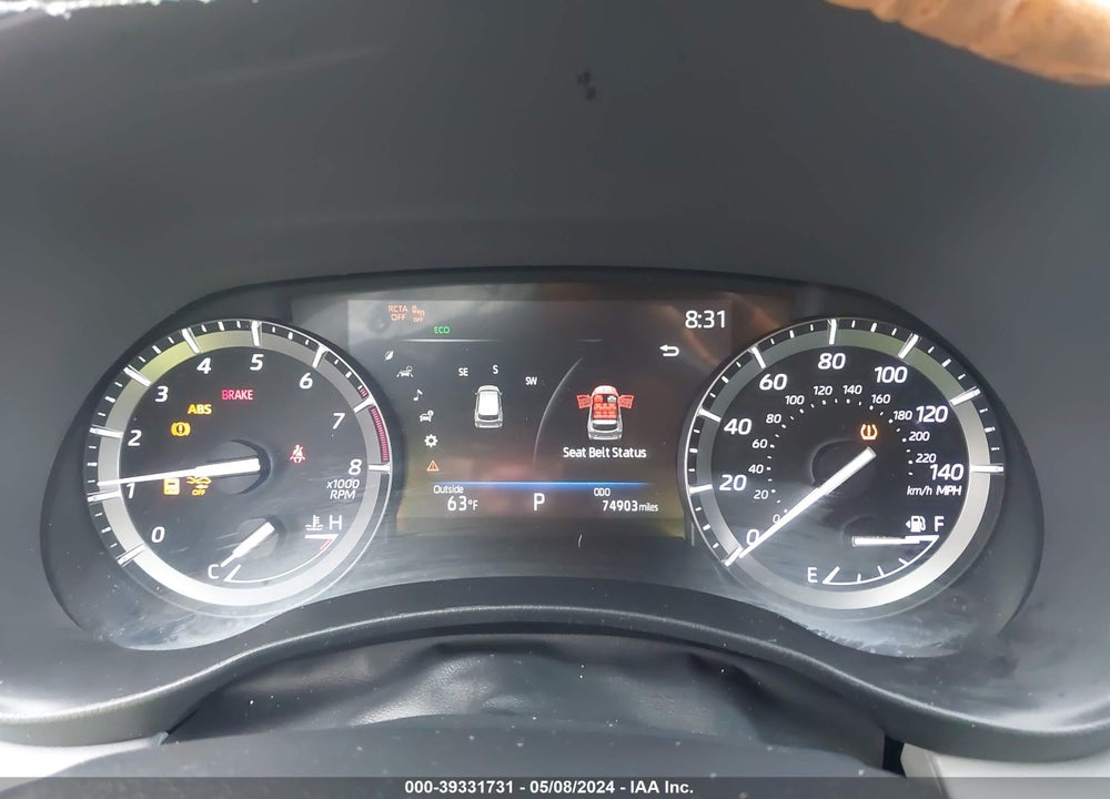 2021 TOYOTA HIGHLANDER XLE VIN: 5TDHZRBH0MS124529