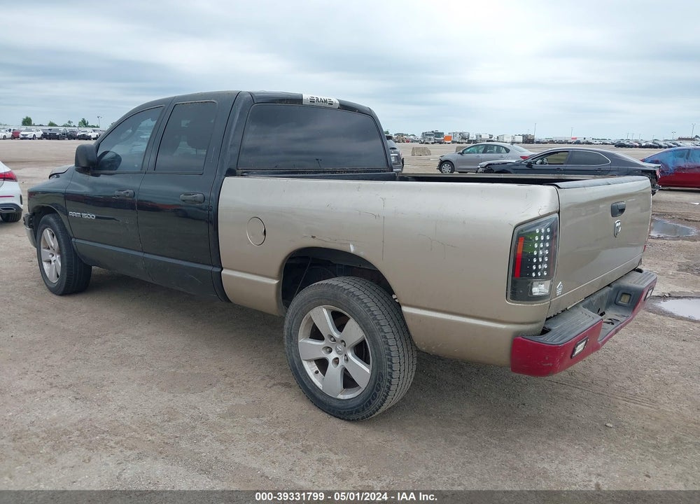 2007 DODGE RAM 1500 SLT VIN: 1D7HA18P17J505899
