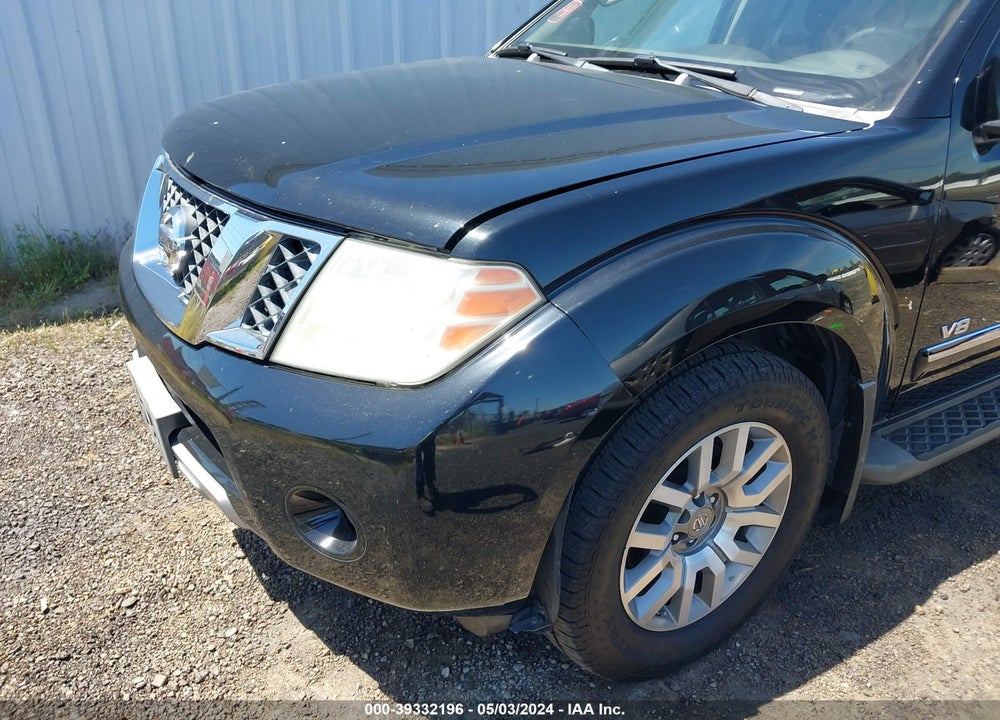 2008 NISSAN PATHFINDER LE V8 VIN: 5N1BR18A88C601504