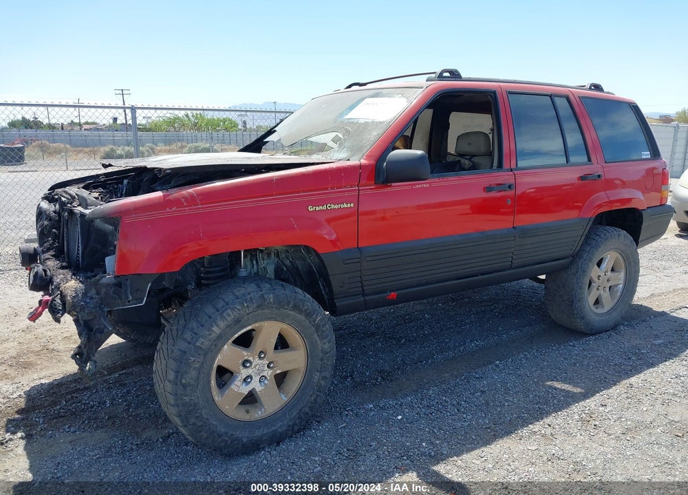 1993 JEEP GRAND CHEROKEE LIMITED VIN: 1J4GZ78Y2PC607866