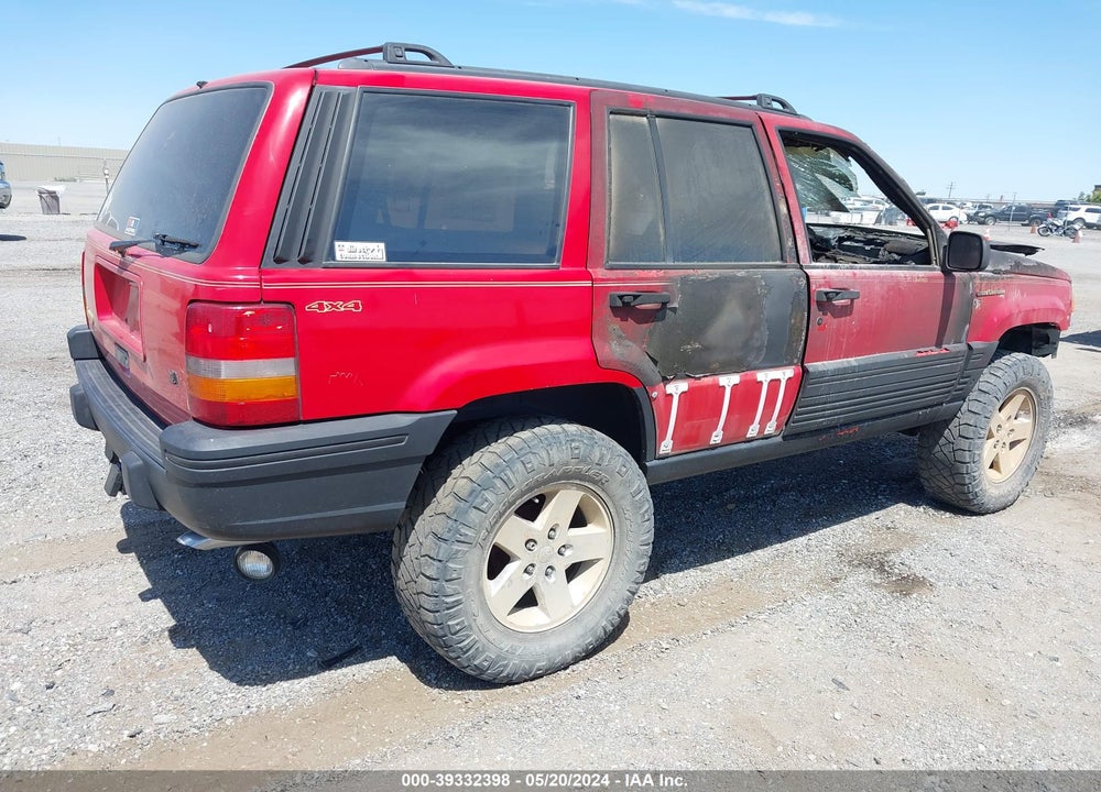 1993 JEEP GRAND CHEROKEE LIMITED VIN: 1J4GZ78Y2PC607866