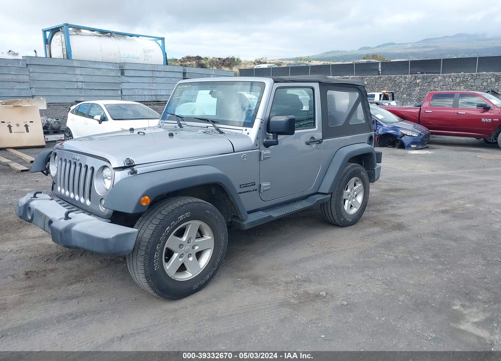 2017 JEEP WRANGLER SPORT 4X4 VIN: 1C4GJWAGXHL576702