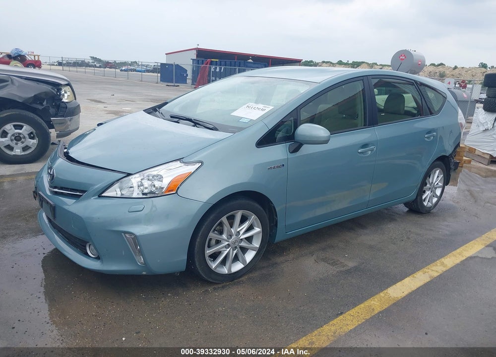 2014 TOYOTA PRIUS V FIVE VIN: JTDZN3EU8EJ010606