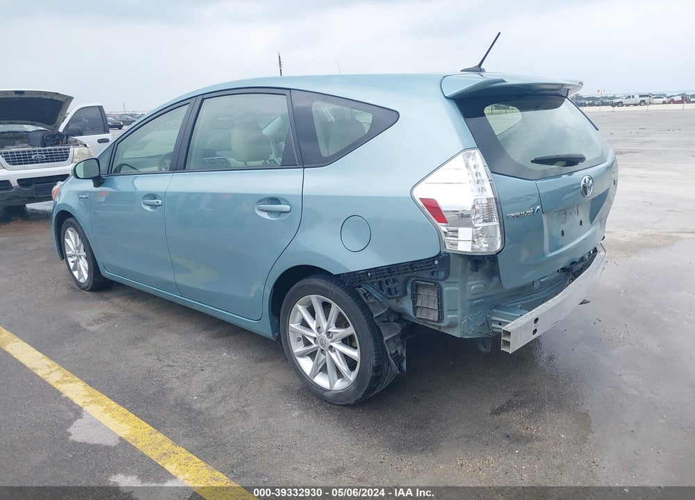 2014 TOYOTA PRIUS V FIVE VIN: JTDZN3EU8EJ010606