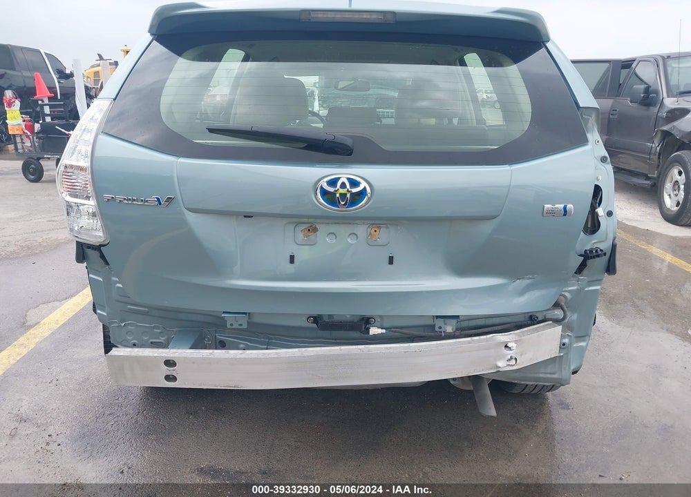2014 TOYOTA PRIUS V FIVE VIN: JTDZN3EU8EJ010606