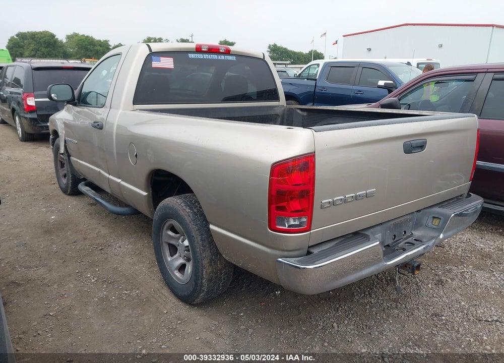 2002 DODGE RAM 1500 ST VIN: 1D7HA16K32J235025