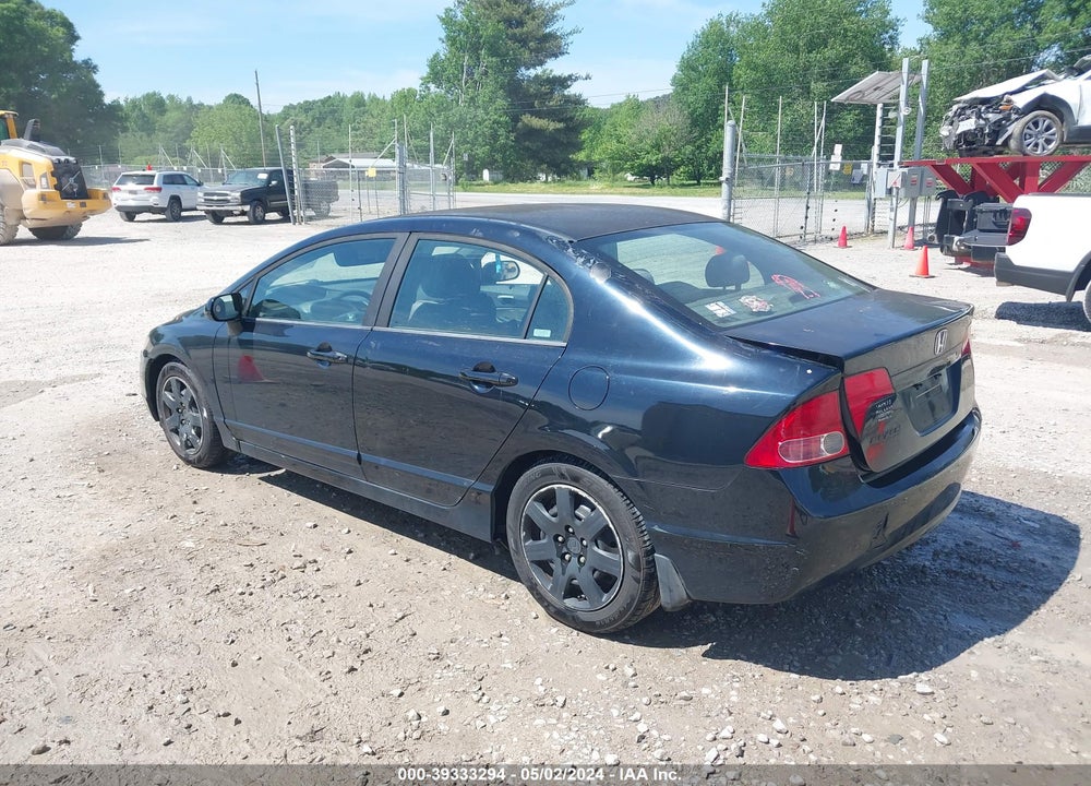 2008 HONDA CIVIC VIN: 1HGFA165X8L057494
