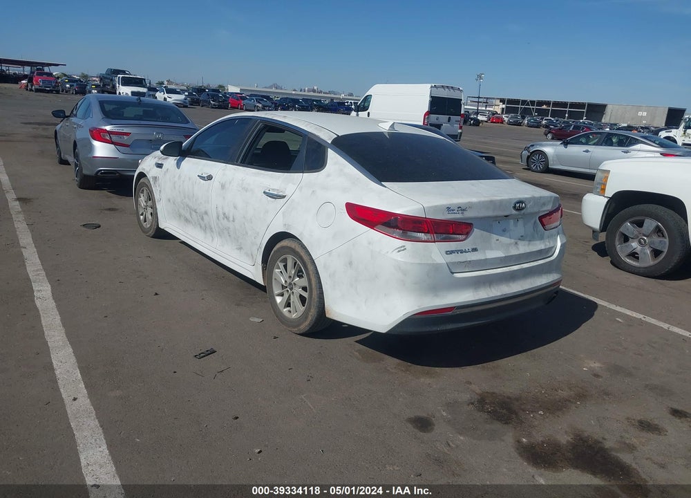 2018 KIA OPTIMA LX VIN: 5XXGT4L36JG199168