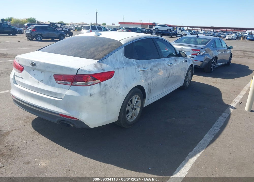 2018 KIA OPTIMA LX VIN: 5XXGT4L36JG199168