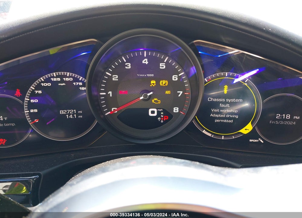 2017 PORSCHE PANAMERA 4 VIN: WP0AA2A75HL104325