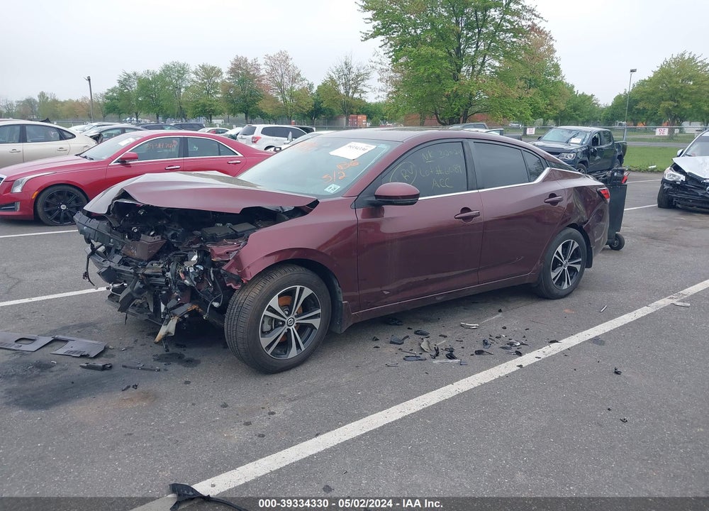 2020 NISSAN SENTRA SV XTRONIC CVT VIN: 3N1AB8CV6LY285191