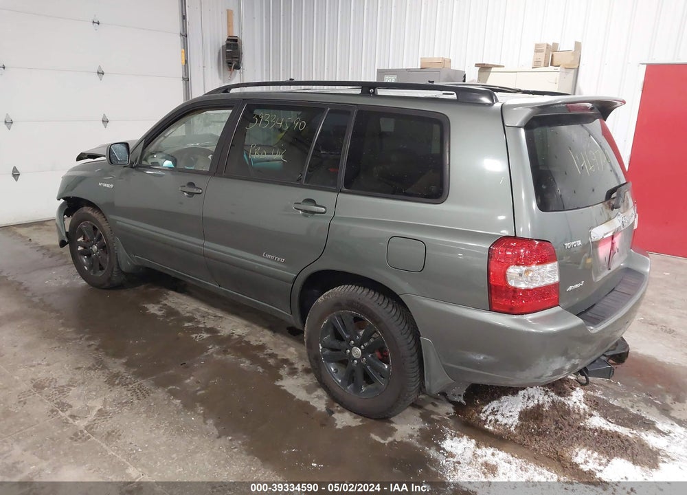 2007 TOYOTA HIGHLANDER HYBRID LIMITED V6 VIN: JTEEW21A070036624