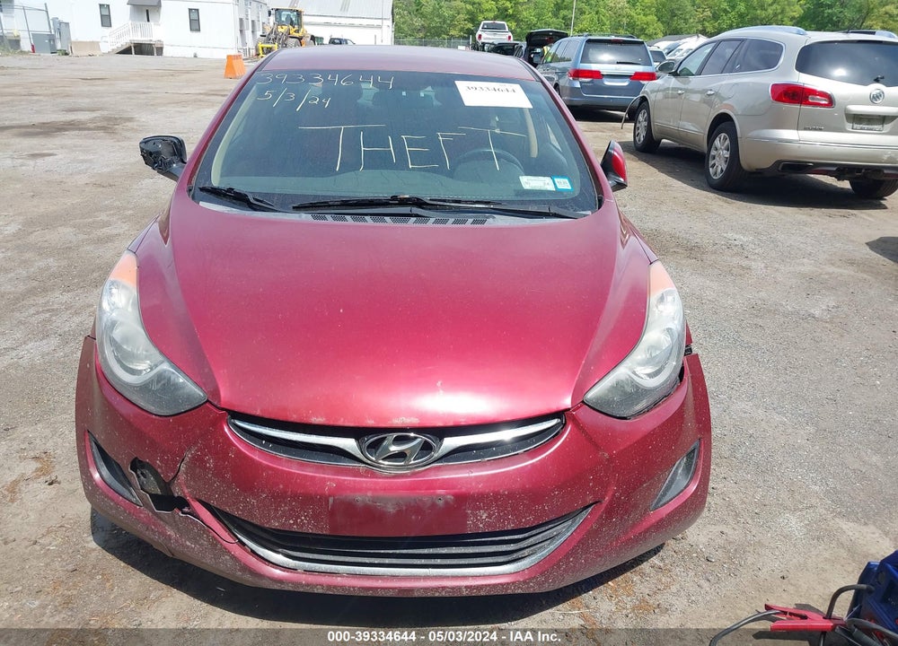 2013 HYUNDAI ELANTRA VIN: 5NPDH4AE1DH357790