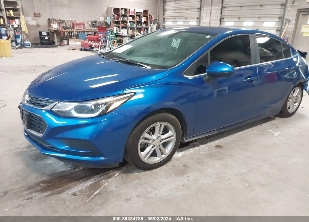 2018 CHEVROLET CRUZE LT AUTO VIN: 1G1BE5SM7J7194843